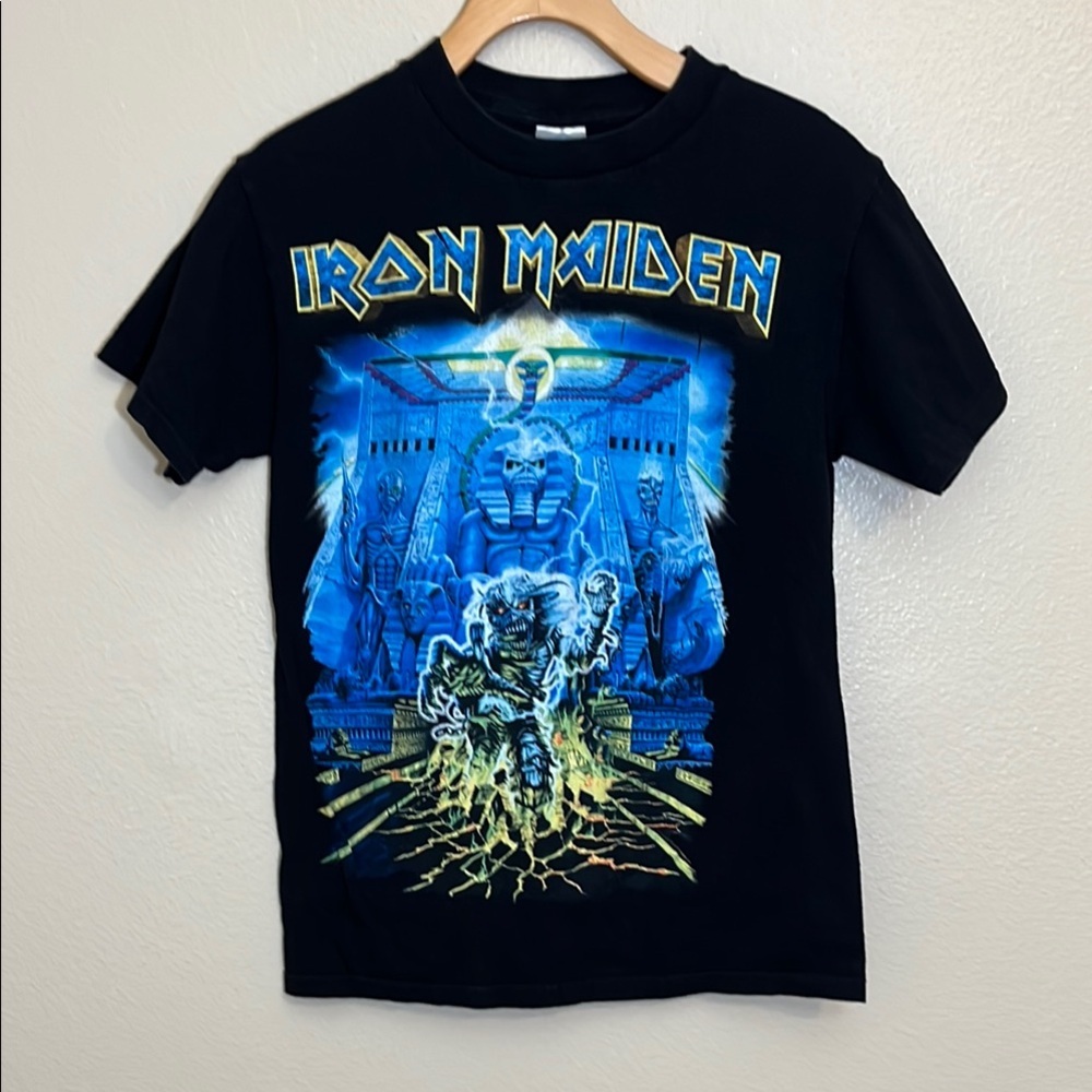Iron Maiden Black Graphic Cotton T-Shirt